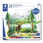 24 lápices hexagonales Staedtler colores surtidos