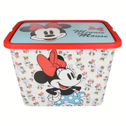 Caja de ordenación de plástico Minnie Mouse 23 litros Blanco precio
