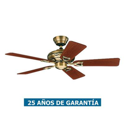 Ventilador de techo Hunter Seville II 24034 nogal o roble medio / latón antiguo en oferta