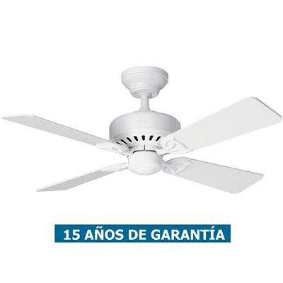 Ventilador de techo Hunter 24170 BAYPORT 107 blanco o roble claro / blanco