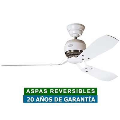 Ventilador de techo Hunter 24297 Tribeca blanco o arce/ blanco