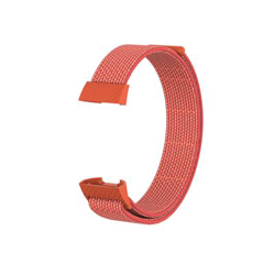 Pulsera de nylon suave para Fitbit Charge 3, Naranja en oferta