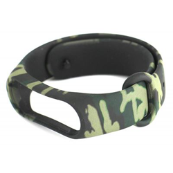 Recambio pulsera Blutech compatible con Xiaomi Mi Band 3 / 4 Dibujos Camuflaje (Verde-Negro) características