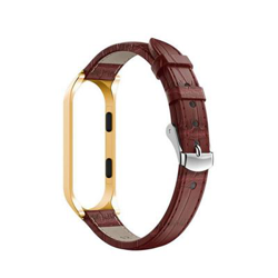 Recambio pulsera Blutech de Cuero compatible con Xiaomi Mi Band 3 / 4 Color Marrón precio