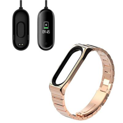 Kit Pulsera Acero Stainless Lux + Herramienta + Cargador Usb Charger Xiaomi Mi Band 4 oro características