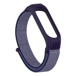 Pulsera Blutech recambio Xiaomi Mi Band 5 TPU y Nylon Morado Correa Oscura en oferta