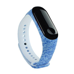 Pulsera de TPU para Xiaomi Mi Band 3 /4, Blanco & Azul características