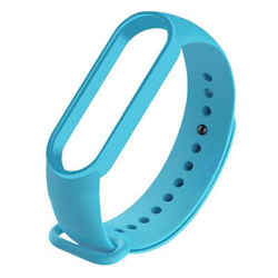 Recambio pulsera Blutech Xiaomi Mi Band 5 de Siliciona Azul Topaz en oferta