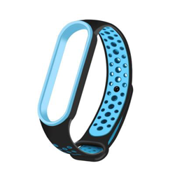 Pulsera Blutech recambio Xiaomi Mi Band 5 TPU Agujeros Negro y Azul características