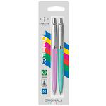 Set 2 Boligrafos Parker Jotter Original pastel rosa y azul en oferta