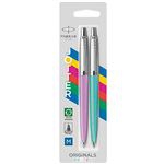 Set 2 Boligrafos Parker Jotter Original pastel rosa y azul