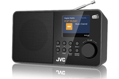 Radio despertador JVC RA-F39W-DAB Negro
