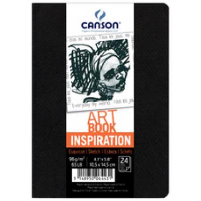 Pack 2 cuadernos de dibujo Canson Inspiration A5 Fino 96 g 30 h índigo/lavanda