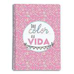 Cuaderno Erik A4 5X5 cuadrícula Amelie Classic Dale color a la vida rosa características