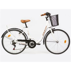 Bicicleta de paseo Moma Bikes City Classic 26" , Aluminio , SHIMANO 18V Blanco características