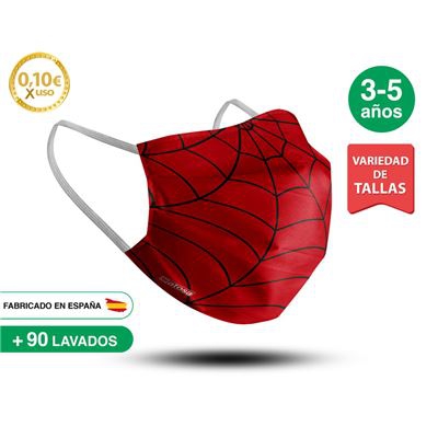 Mascarilla reutilizable SPIDER WEB 3-5