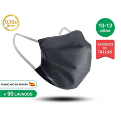 Mascarilla reutilizable 10-12 años GRIS en oferta