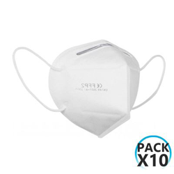 Pack 10 Mascarillas EPI FFP2 No Reutilizables KN95 Blanco O91 precio