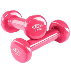 2 Mancuernas de aerobic - 2 x 0, 5 kg en oferta