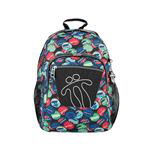 Mochila escolar adaptable a carro Totto Acuareles chapas multicolor en oferta