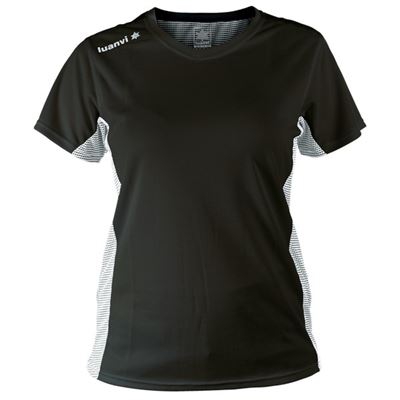 Camiseta de Manga Corta Mujer Luanvi Nocaut Plus Negro Talla: L