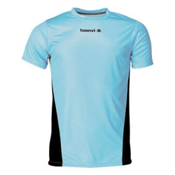 Camiseta de Manga Corta Luanvi Race Azul claro Talla: S en oferta