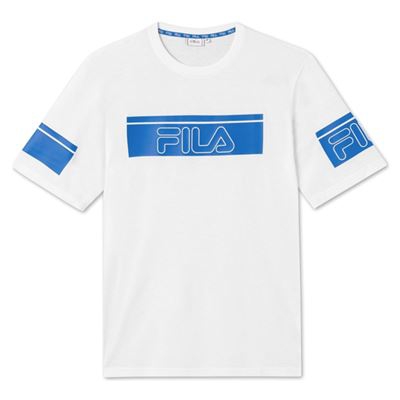 Camiseta de Manga Corta Hombre Fila 683085.M67 Blanco Talla L