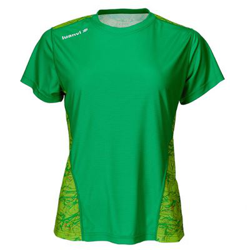 Camiseta de Manga Corta Mujer Luanvi Nocaut Fantasy Verde (5 uds) Talla: L en oferta