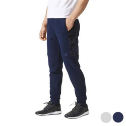 Pantalón de Chándal para Adultos Adidas Ess Cmo T Pn Fl Azul marino Gris Talla M en oferta