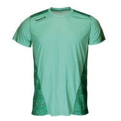 Camiseta Deportiva de Manga Corta Luanvi Nocaut Fantasy Turquesa (5 uds) Talla: XXS en oferta