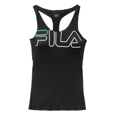 Camiseta de Tirantes Mujer Fila 683036.A449 Negro Talla XL