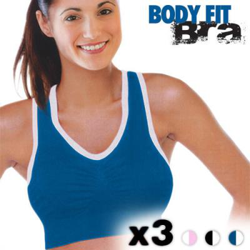 Sujetadores Deportivos Body Fit Bra (pack de 3) características