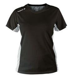 Camiseta de Manga Corta Mujer Luanvi Nocaut Plus Negro (5 uds) Talla: XS en oferta