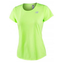 Camiseta de Manga Corta Mujer New Balance ACCELERATE Amarillo Fluorescente Talla S precio