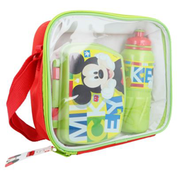 Bolsa portaalimentos Mickey Mouse Verde en oferta