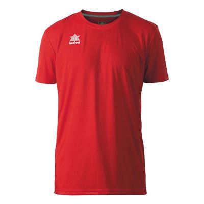 Camiseta de Manga Corta Luanvi Pol Rojo Talla: XXL