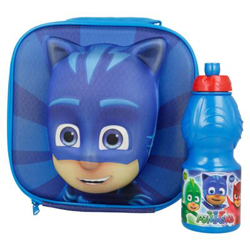 Bolsa portaalimentos PJ Masks Gatuno con forma 3D Azul características