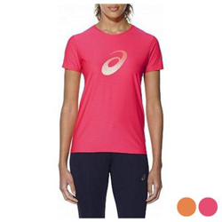 Camiseta de Manga Corta Mujer Asics GRAPHIC SS TOP Rosa Talla S precio