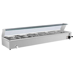 Calientaplatos 5 piezas vidaXL Gastronorm baño maría acero inox GN 1/2 características