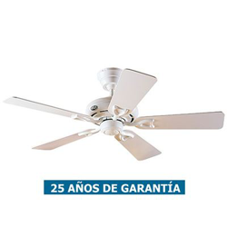 Ventilador de techo Hunter Seville II 24037 blanco o roble claro / blanco características