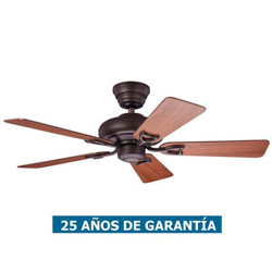 Ventilador de techo Hunter Seville II 24039 cereza oscura o roble medio / nuevo bronce en oferta