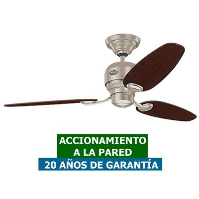 Ventilador de techo Hunter 24275 Soho chocolate o arce/ cromo satinado