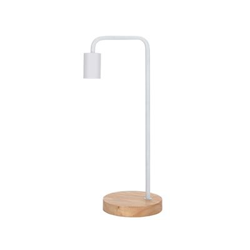 Lámpara de Mesa Natural Novo White 15x15x43cm 7hSevenOn Deco en oferta