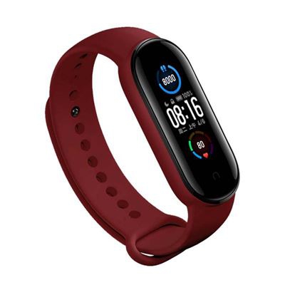 Recambio pulsera Blutech Xiaomi Mi Band 5 de Siliciona Rojo Oscuro