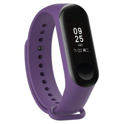 Recambio pulsera Blutech de silicona compatible con Xiaomi Mi Band 3 / 4 Morado en oferta