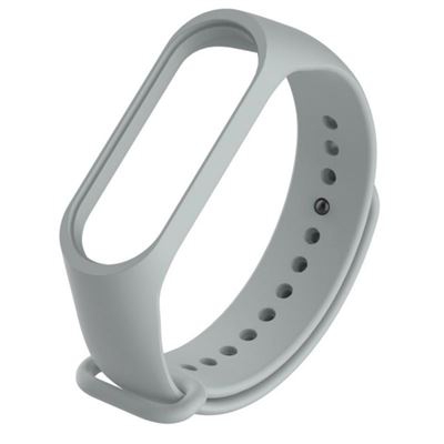 Recambio pulsera Blutech de silicona compatible con Xiaomi Mi Band 3 / 4 Gris