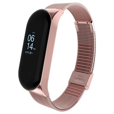 Recambio pulsera Blutech Metal compatible con Xiaomi Mi Band 3 / 4 Color Rosa