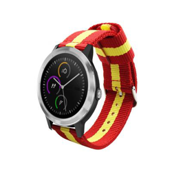 Pulsera para Garmin Vivoactive 3 / Galaxy Active 2 / Forerunner 245 / 20mm de Nailon Colores Bandera de España Rojigualda en oferta