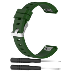 Pulsera de Silicona para Garmin Fenix5/Forerunner935/Quatix5/5 Sapphire/Approach S60, Verde precio