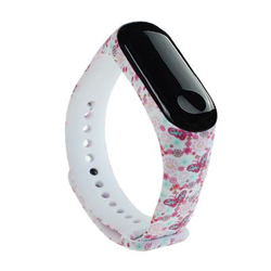 Pulsera de TPU para Xiaomi Mi Band 3 /4, Mariposa rosa precio